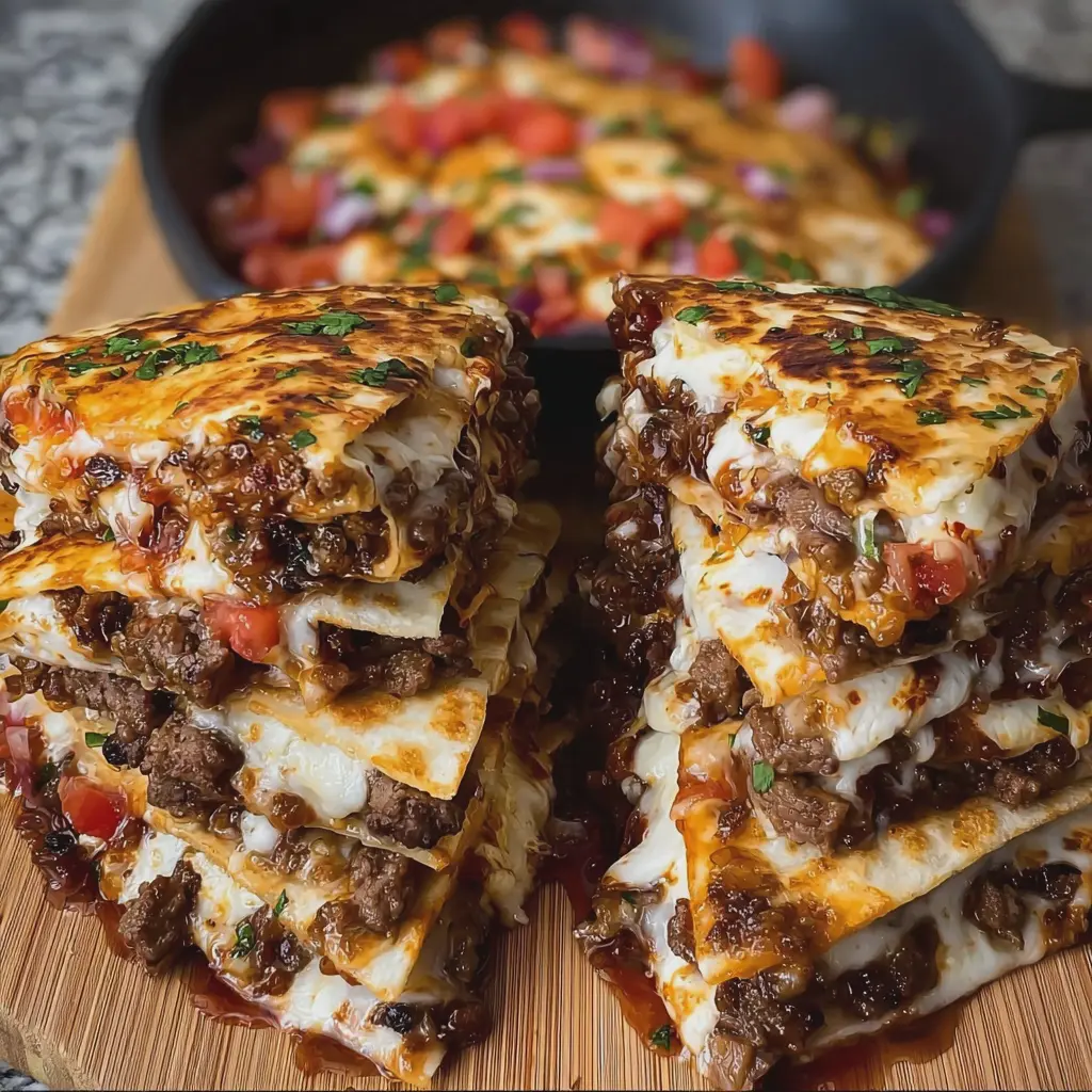 Melty Beef Quesadilla Dunkers