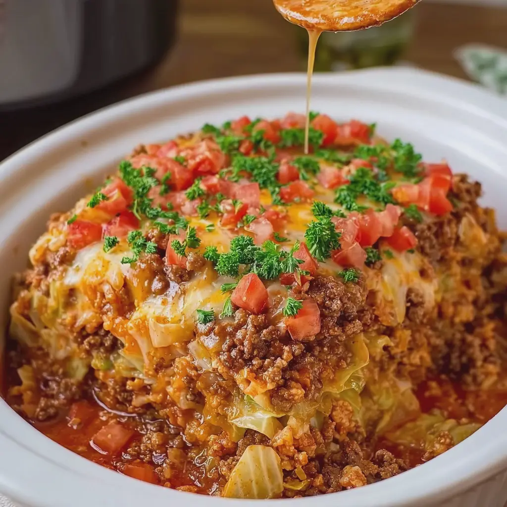 Crockpot Cabbage Roll Casserole