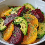 Beet Avocado and Orange Salad